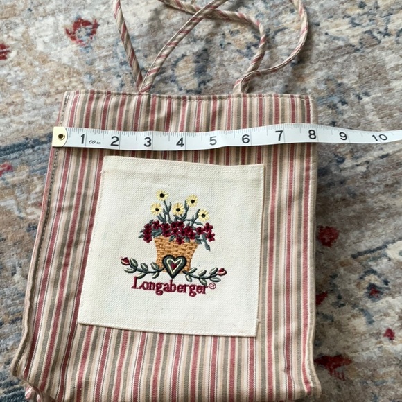 Excellent condition longaberger canvas tote - Picture 4 of 8